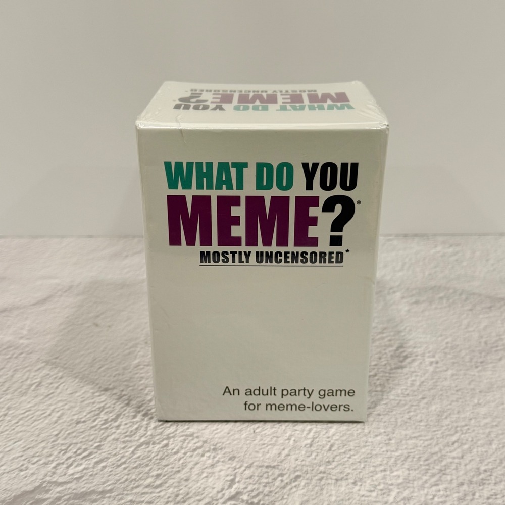 What Do You‎ Meme Mostly Uncensored Adult Party Card Game WDYM108 New Sealed - Picture 2 of 5
